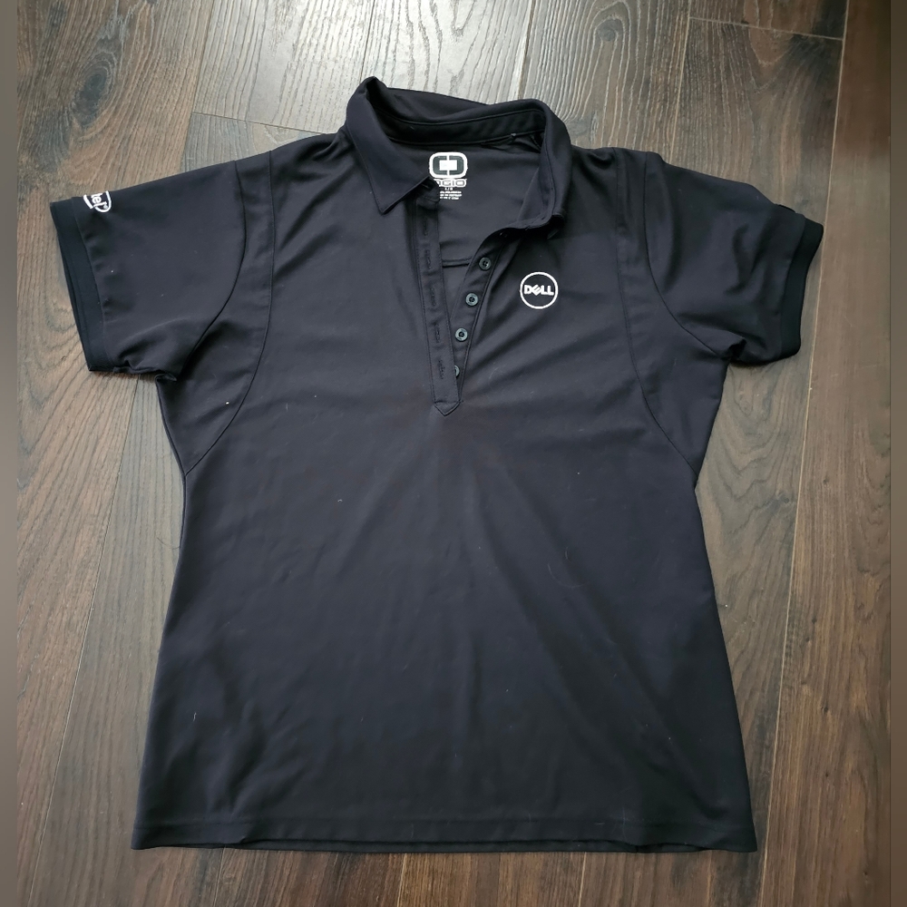 Dell branded ladies large work shirt polo